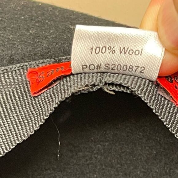 San Diego Hat Company Black Fedora Wool Felt Hat with Bow Trim One Size Classic - Picture 7 of 7